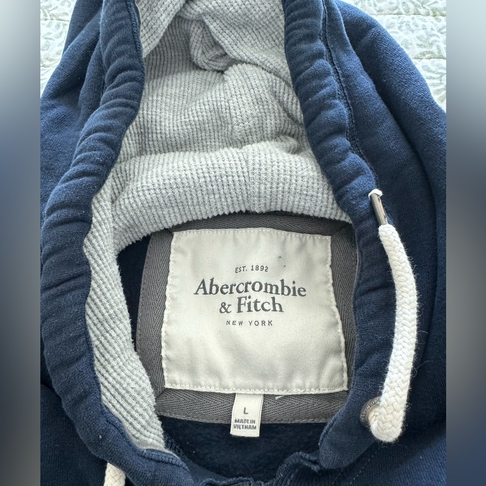 Abercrombie Navy Hoodie - Picture 4 of 6
